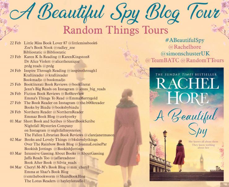 A Beautiful Spy blog tour banner