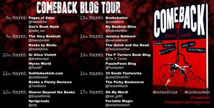 Comeback blog tour banner