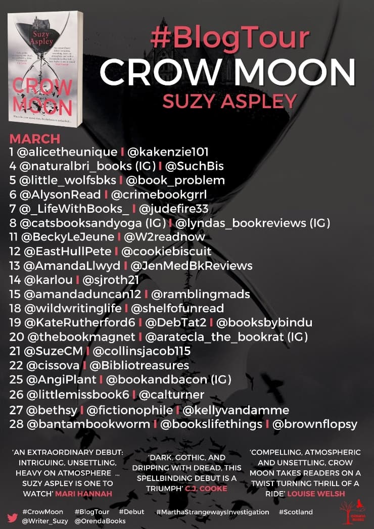 Crow Moon blog tour banner