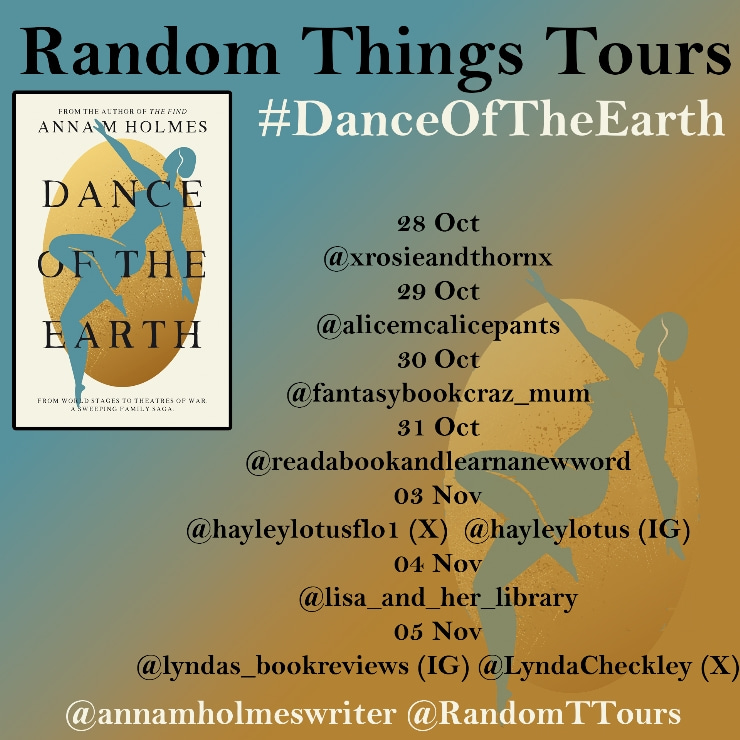 Dance of the Earth blog tour banner