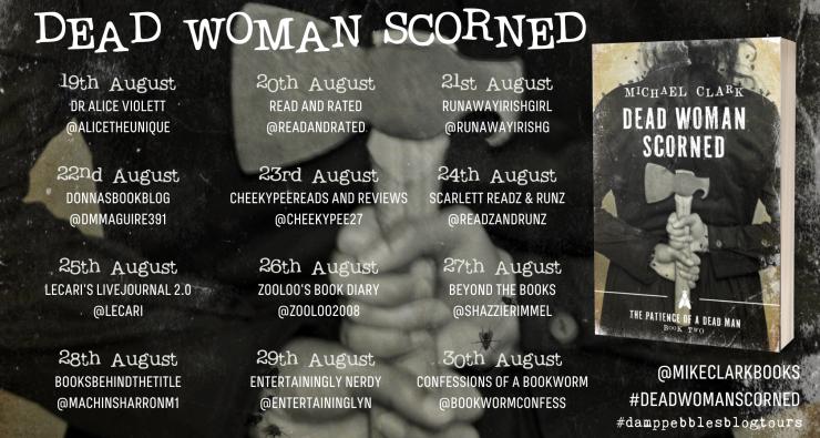 Dead Woman Scorned blog tour banner