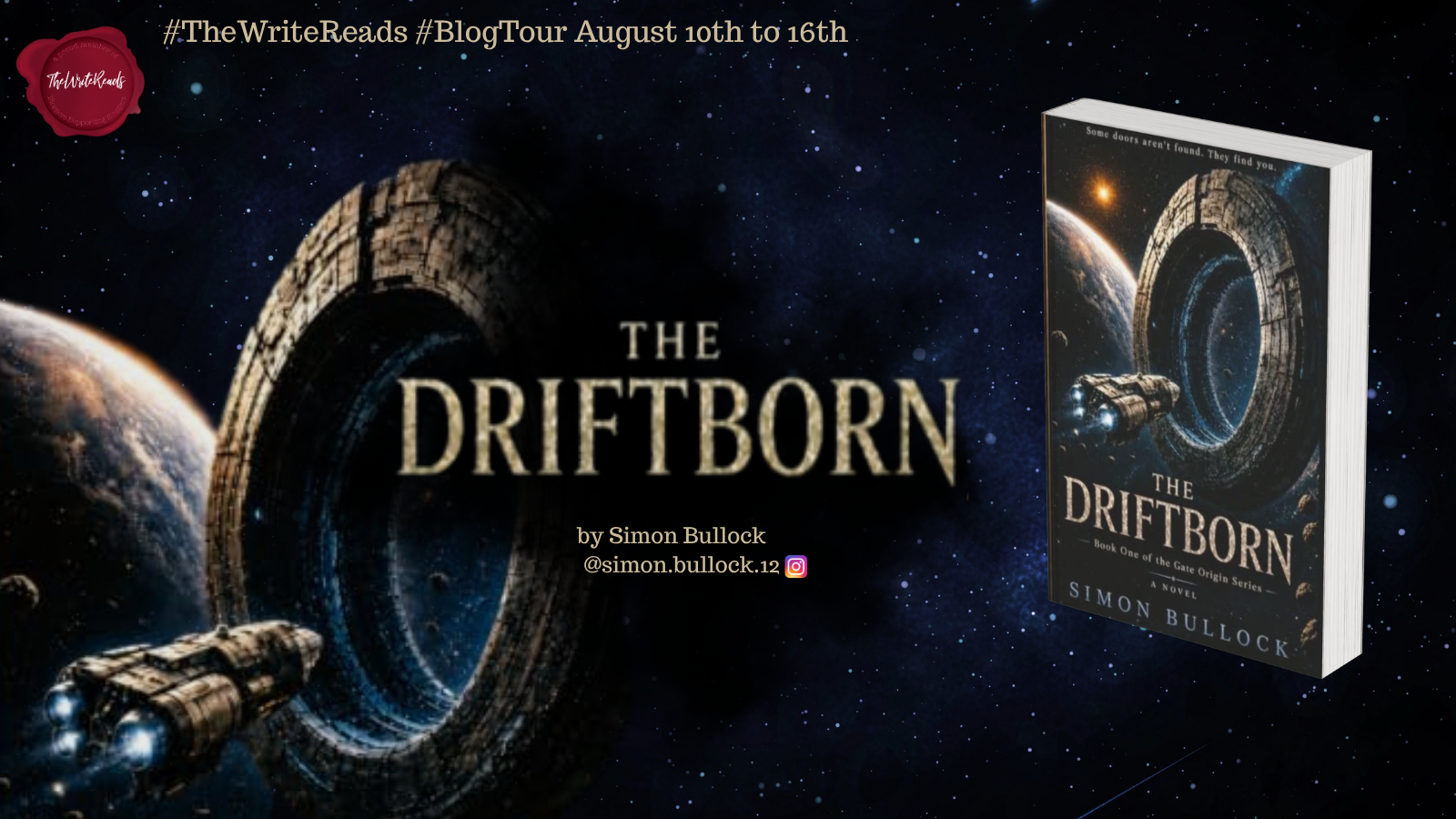 The Driftborn blog tour banner