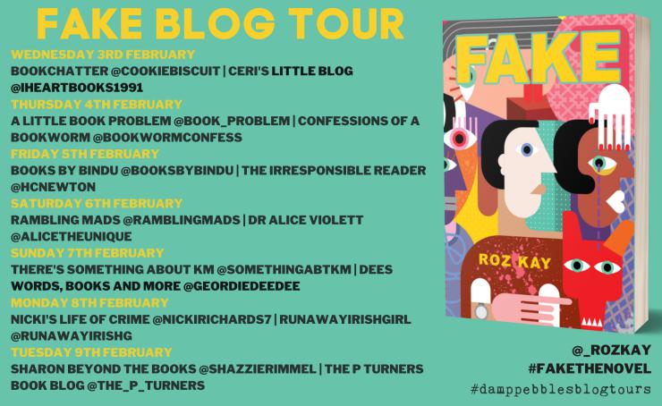 Fake blog tour banner