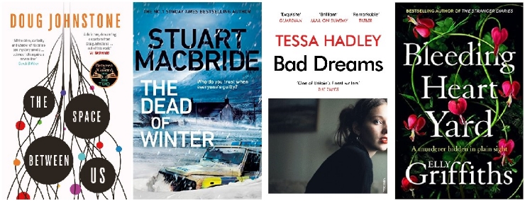 The Space Between Us, The Dead of Winter, Bad Dreams and other stories, Bleeding Heart Yard