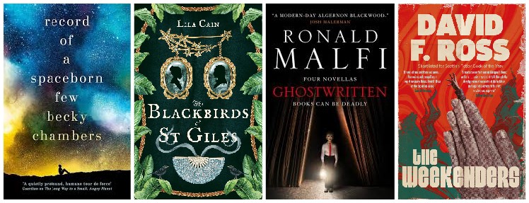 Record of a Spaceborn Few, The Blackbirds of St Giles, Ghostwritten, The Weekenders