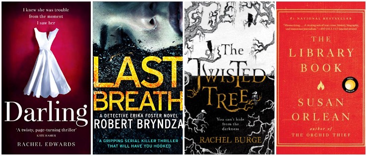 Darling, Last Breath, The Twisted Tree, The Library Book