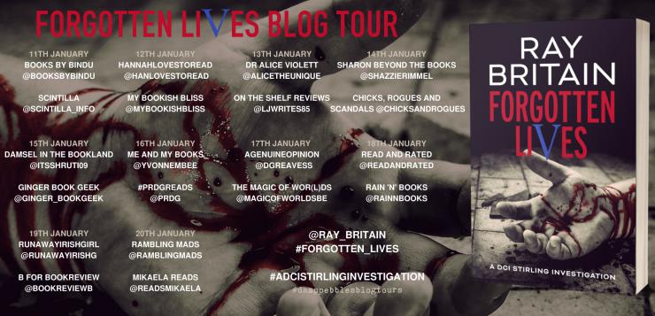 Forgotten Lives blog tour banner