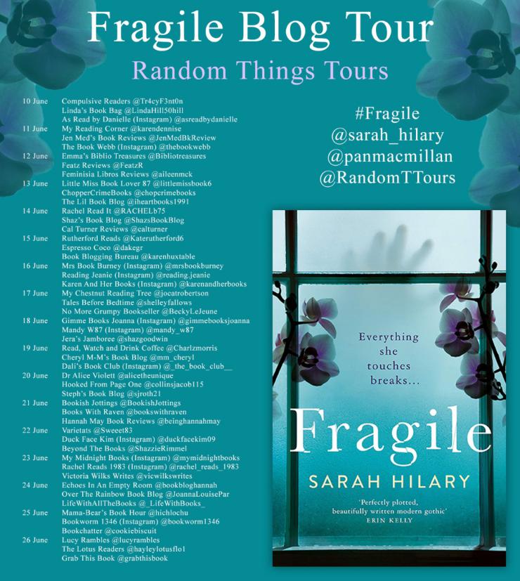 Fragile blog tour banner