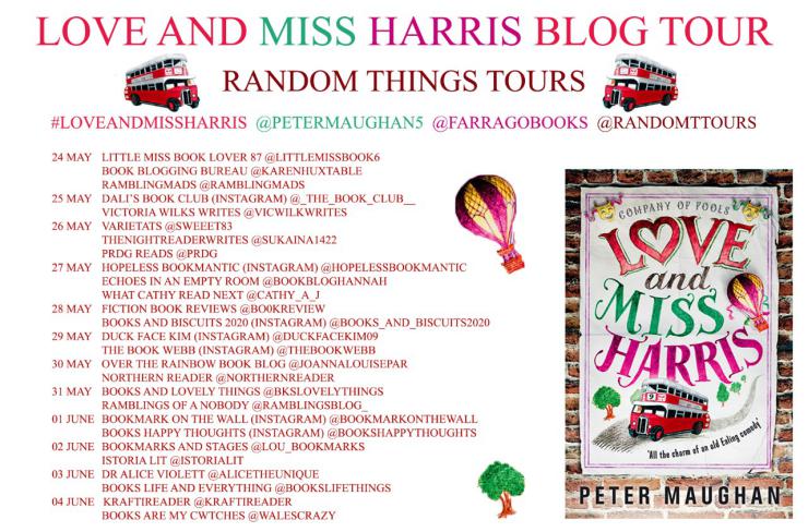 Love and Miss Harris blog tour banner
