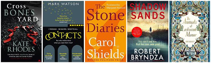 Crossbones Yard, Contacts, The Stone Diaries, Shadow Sands, The Animals at Lockwood Manor