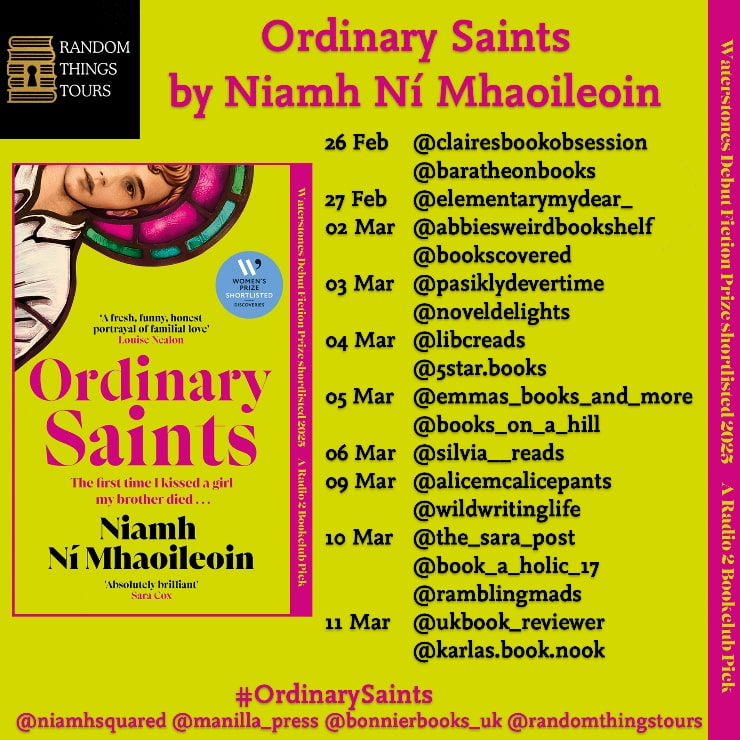 Ordinary Saints blog tour banner