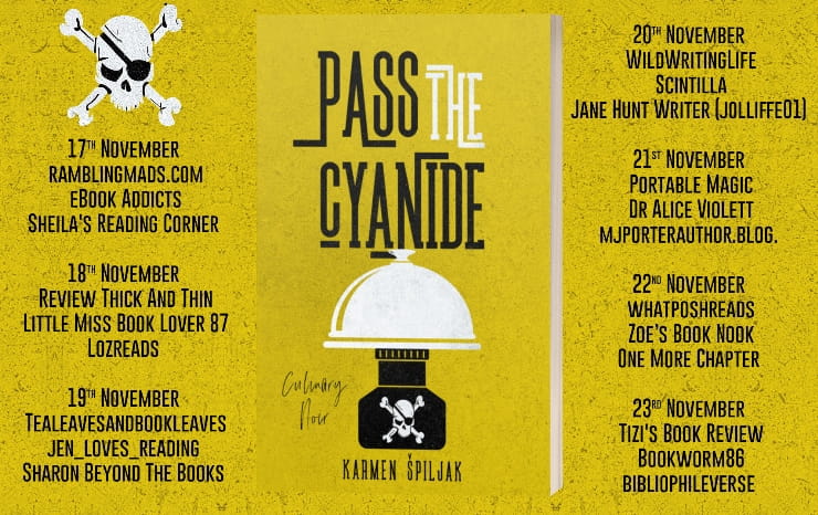 Pass the Cyanide blog tour banner