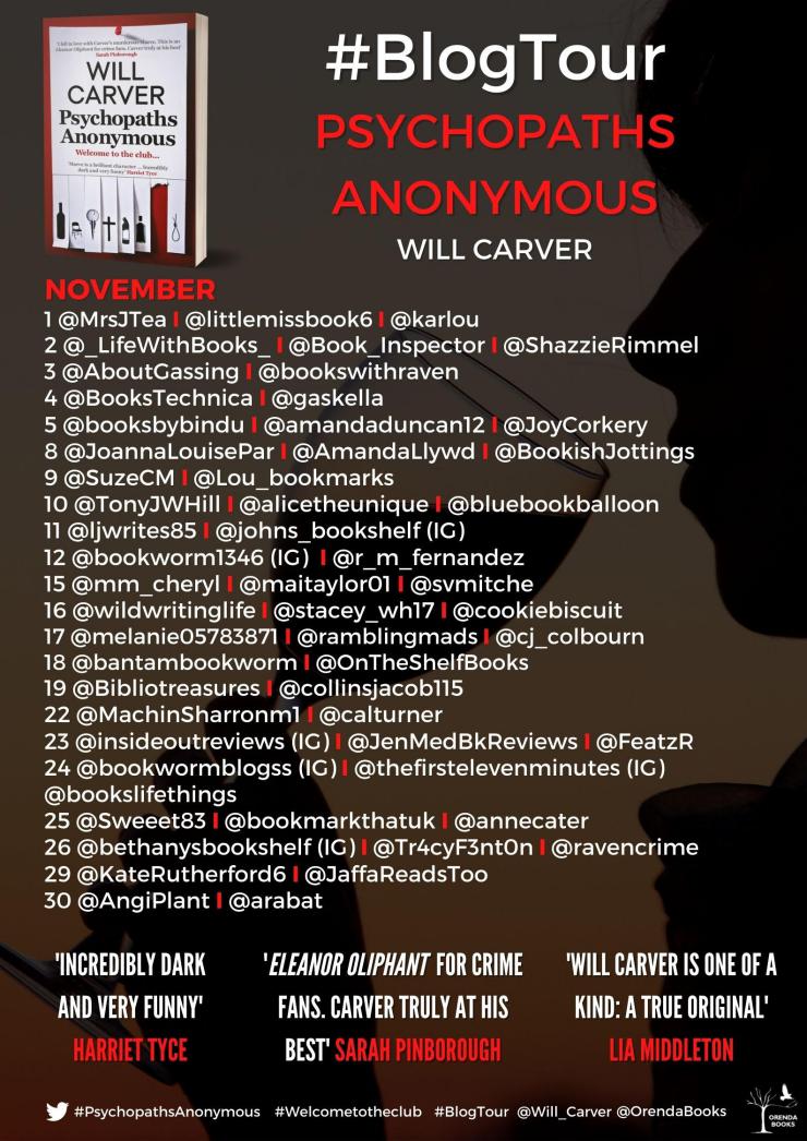 Psychopaths Anonymous blog tour banner