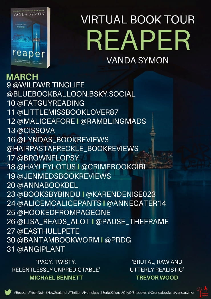 Reaper blog tour banner