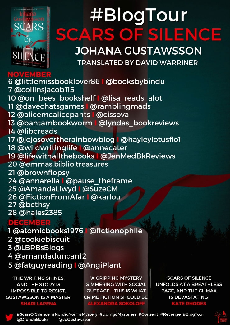 Scars of Silence blog tour banner
