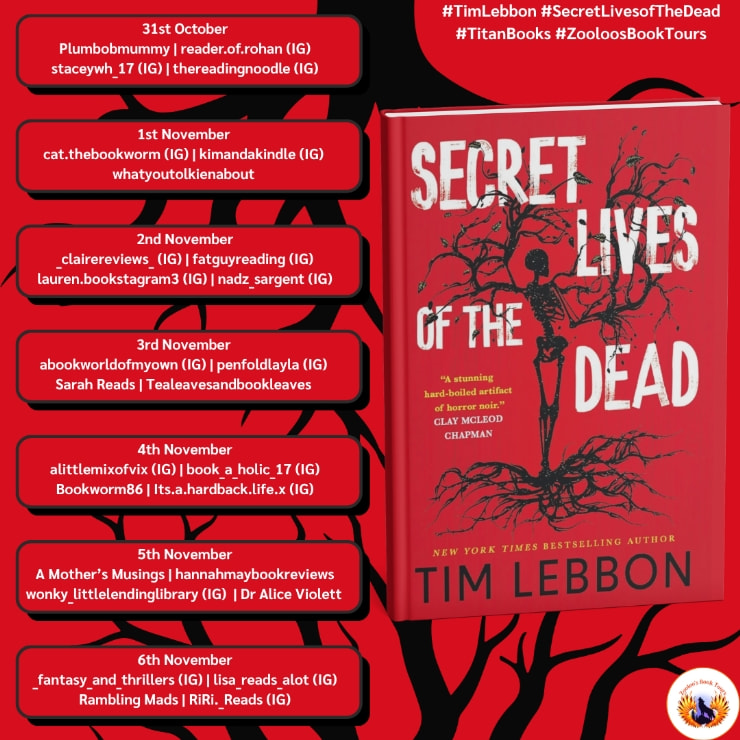 Secret Lives of the Dead blog tour banner