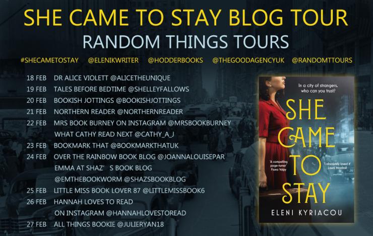 She Came to Stay blog tour banner