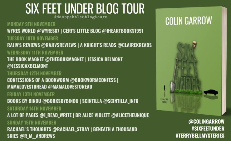 Six Feet Under blog tour banner