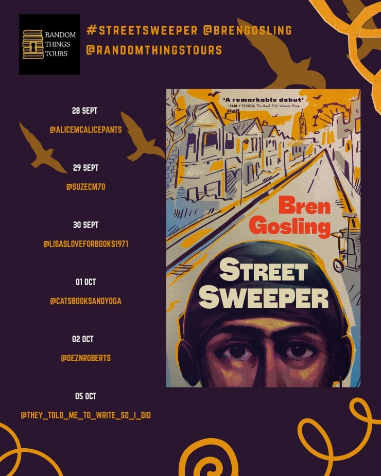 Street Sweeper blog tour banner
