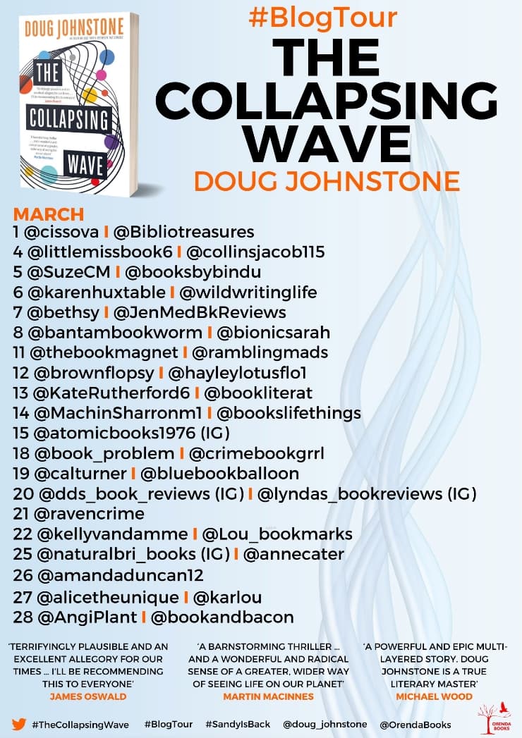 The Collapsing Wave blog tour banner