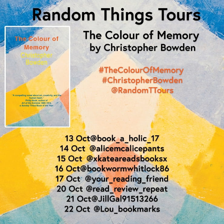 The Colour of Memory blog tour banner