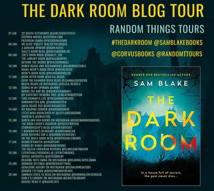 The Dark Room blog tour banner