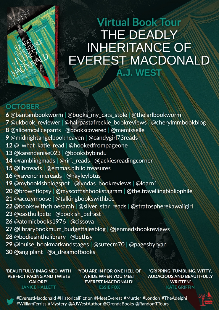 The Deadly Inheritance of Everest Macdonald blog tour banner