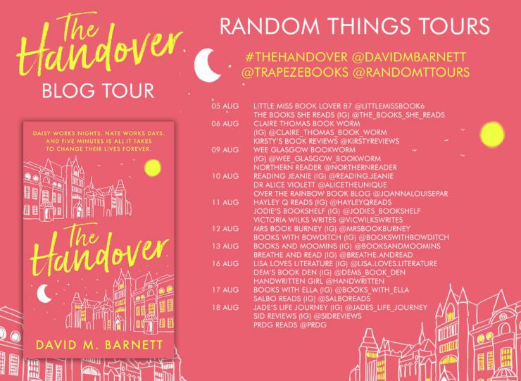 The Handover blog tour banner