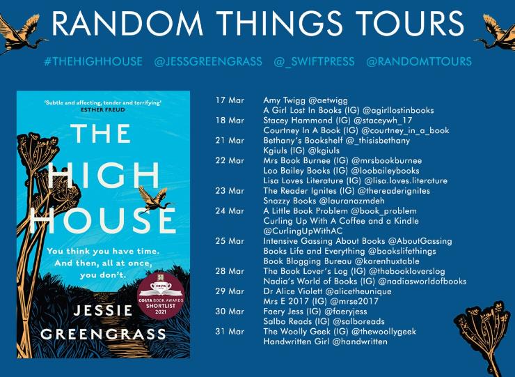 The High House blog tour banner