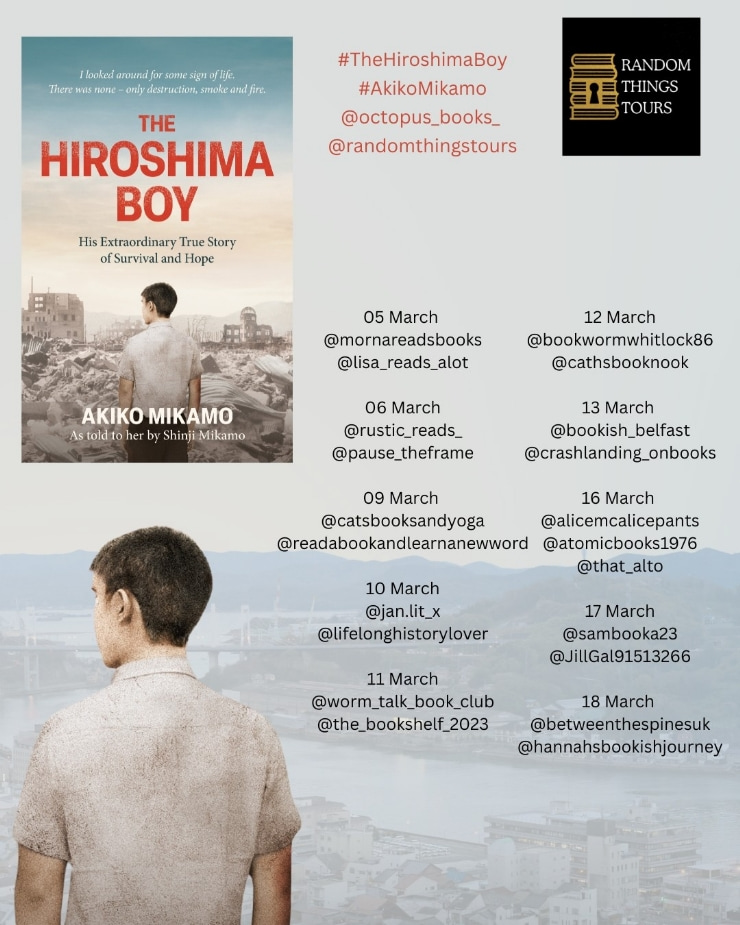 The Hiroshima Boy blog tour banner