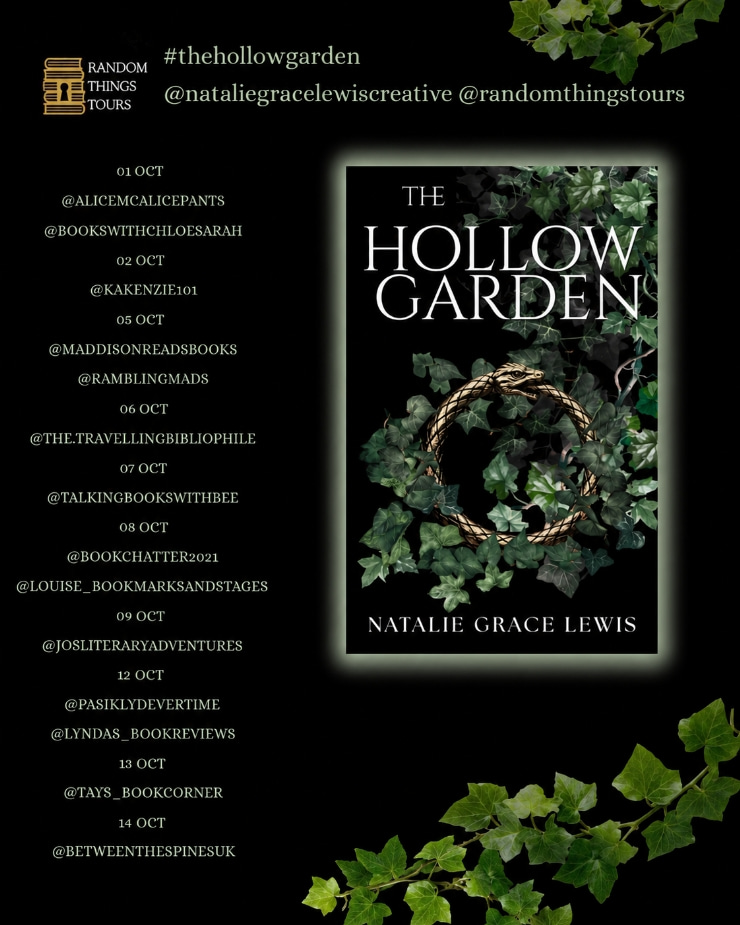 The Hollow Garden blog tour banner