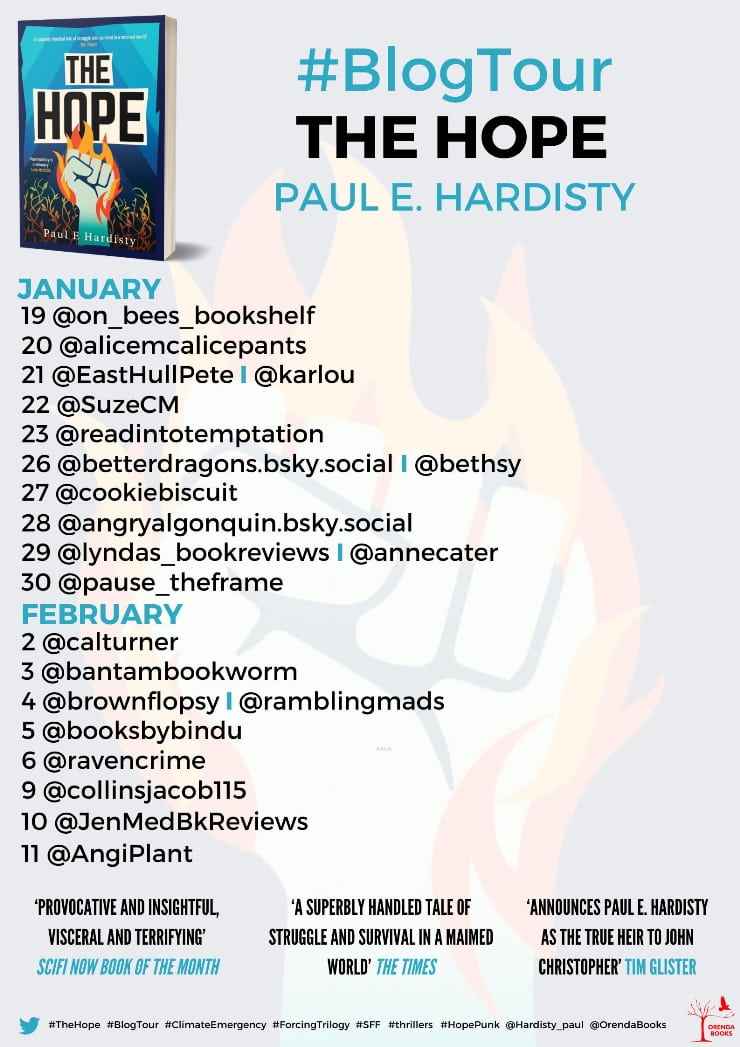 The Hope blog tour banner