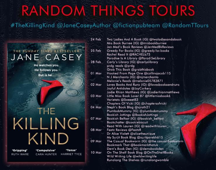 The Killing Kind blog tour banner