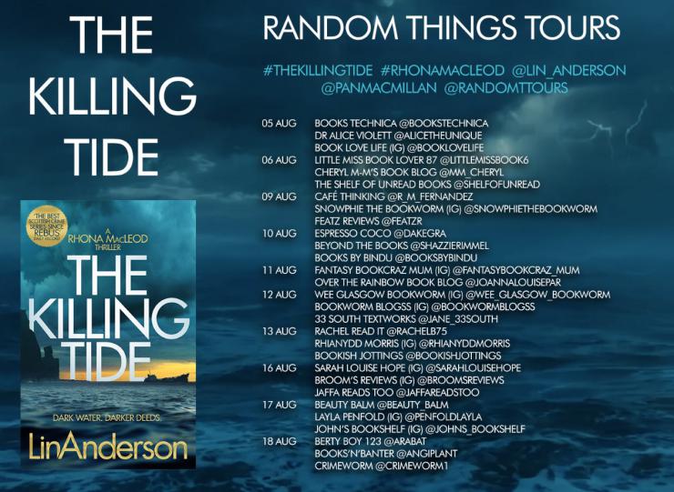 The Killing Tide blog tour banner