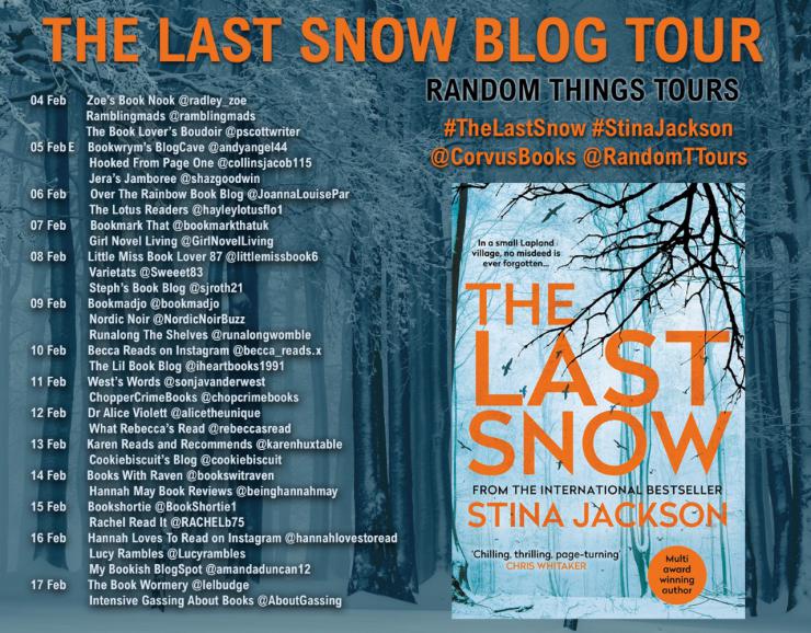 The Last Snow blog tour banner