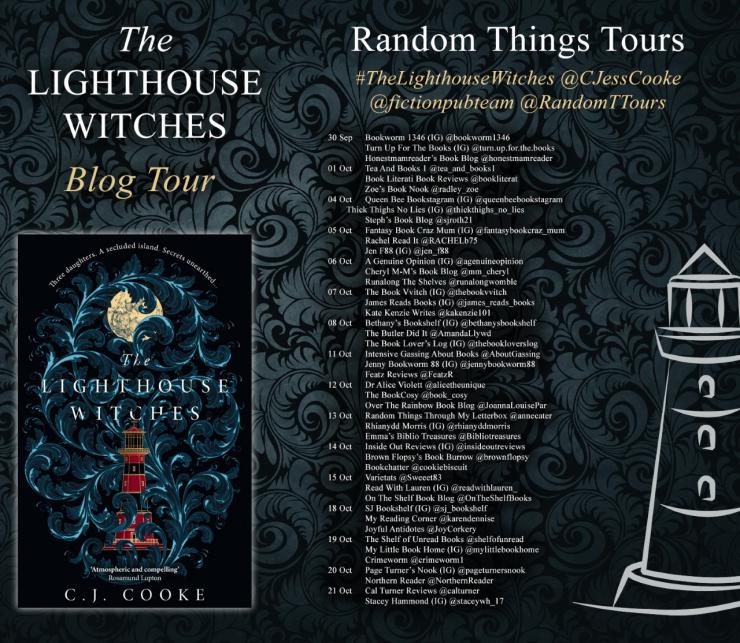 The Lighthouse Witches blog tour banner