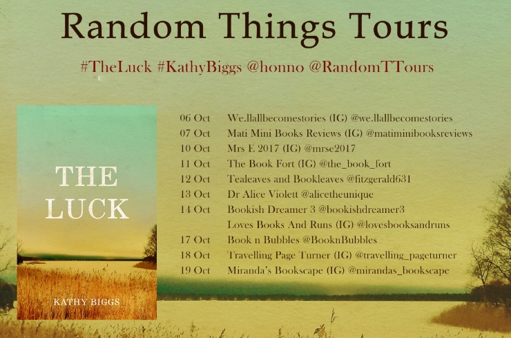 The Luck blog tour banner