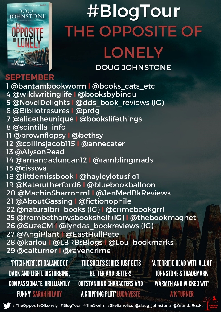 The Opposite of Lonely blog tour banner