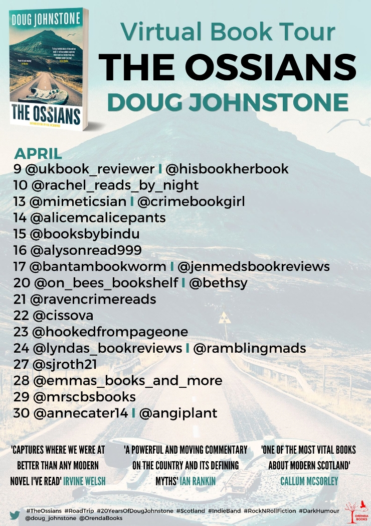 The Ossians blog tour banner