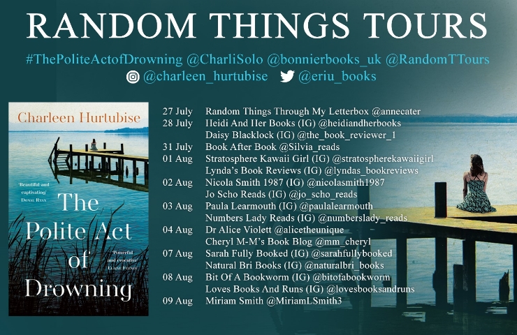 The Polite Act of Drowning blog tour banner