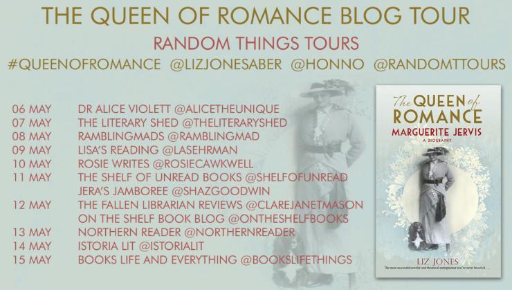 The Queen of Romance blog tour banner