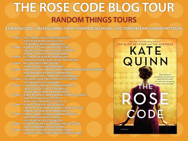 The Rose Code blog tour banner