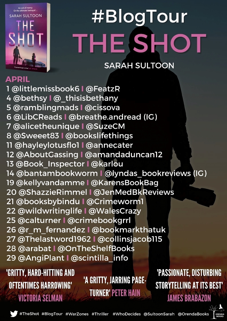 The Shot blog tour banner