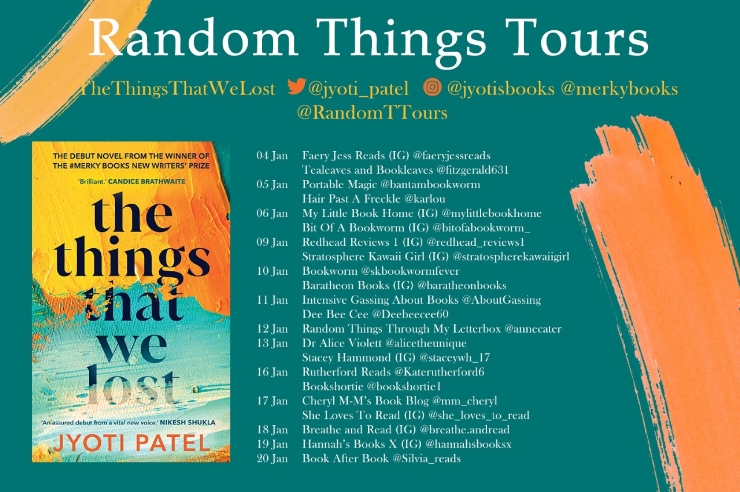 The Things That We Lost blog tour banner