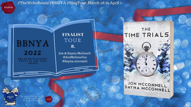 The Time Trials blog tour banner