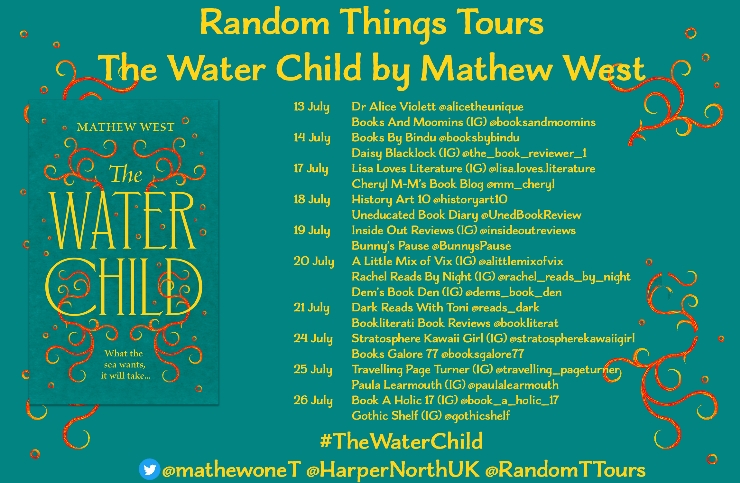 The Water Child blog tour banner
