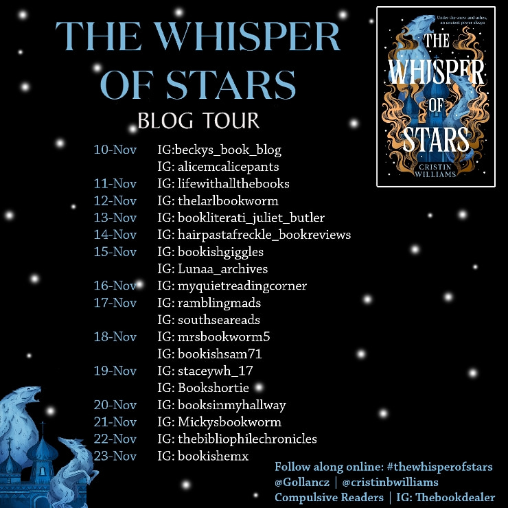 The Whisper of Stars blog tour banner