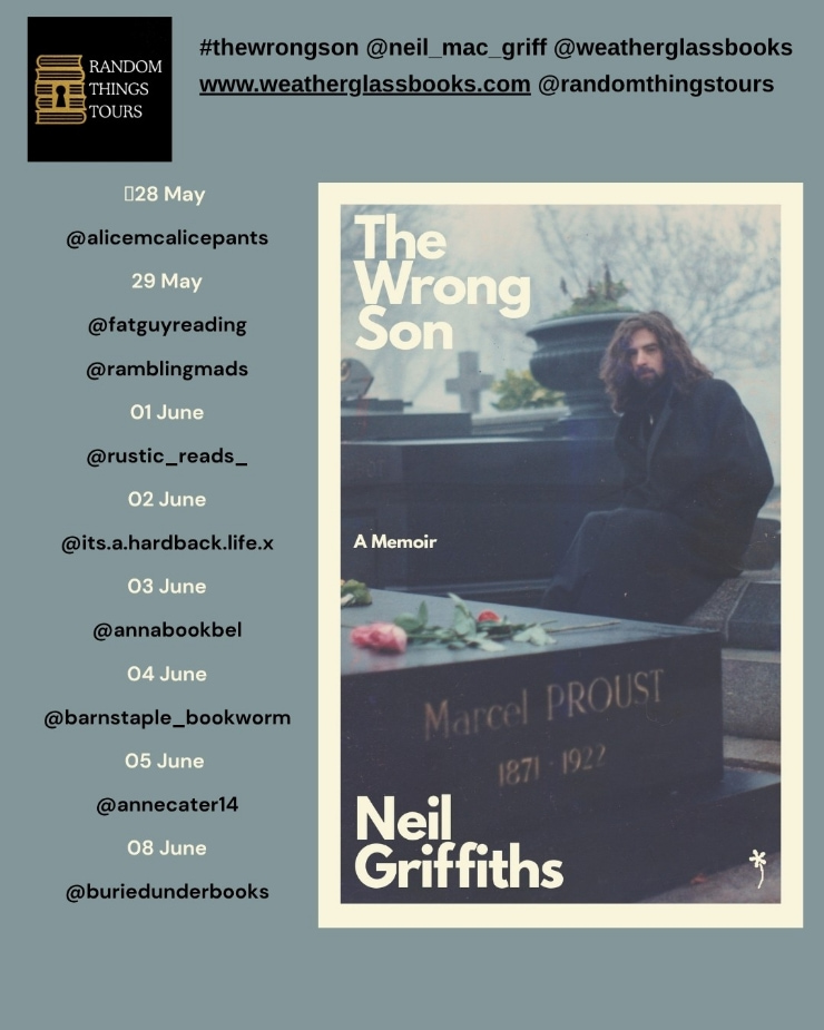 The Wrong Son blog tour banner