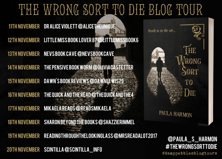 The Wrong Sort to Die blog tour banner