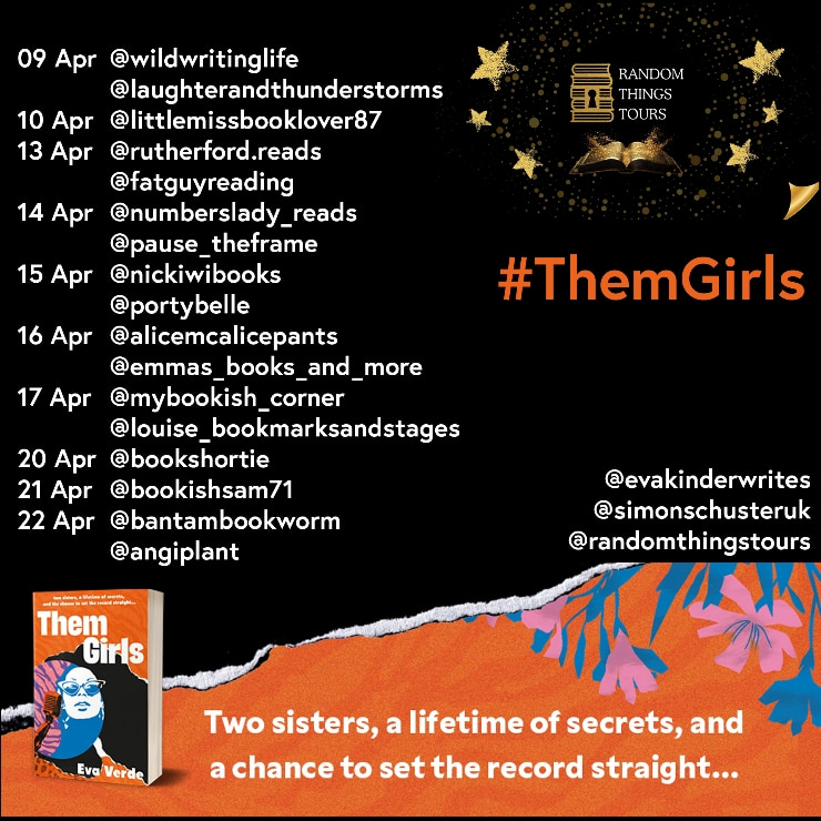 Them Girls blog tour banner